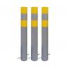 Buy cheap Yellow Steel Safety Bollards 1000mm Height ISO9001 Certificated from wholesalers