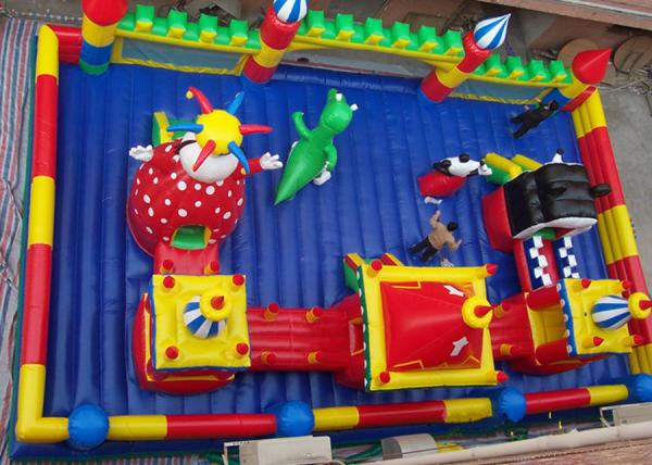 Cheap Children Inflatable Amusement Park Combo / Inflatable Toys For Commerial Business for sale