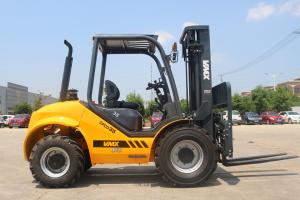 Best mini 3500kg Rough Terrain Forklift 3000mm Diesel Powered Forklift wholesale