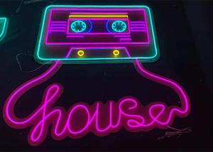 Transparent Acrylic 200cm EU Plug LED Neon Signs