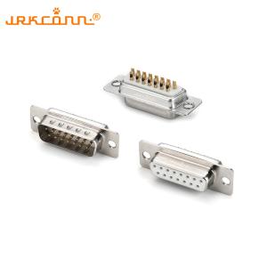 China 15 Pin D Type Connector Solder Cup Machined Contacts D-Sub Connectors For Cable Adaptor on sale