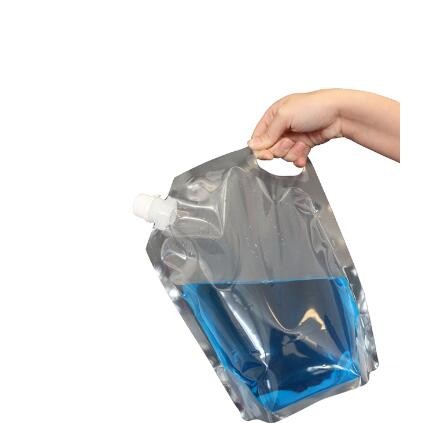 Liquid Packing Stand Up Custom Printing Disposable Drinking Water Plastic Pouch Bag With Spout