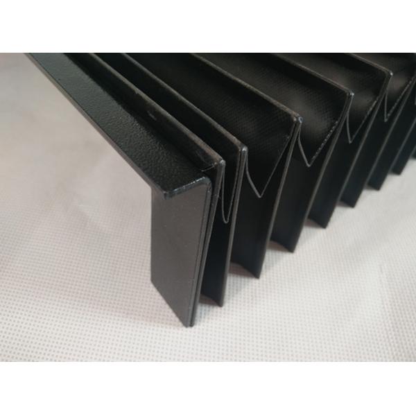 Rectangular Accordion Bellow Cover Plastic Nylon Material For Lifting Table