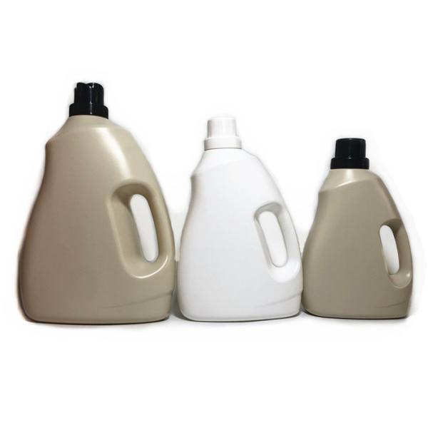 Cheap Colored 3L Empty Blank Detergent Bottle HDPE plastic Washing Liquid Container for sale