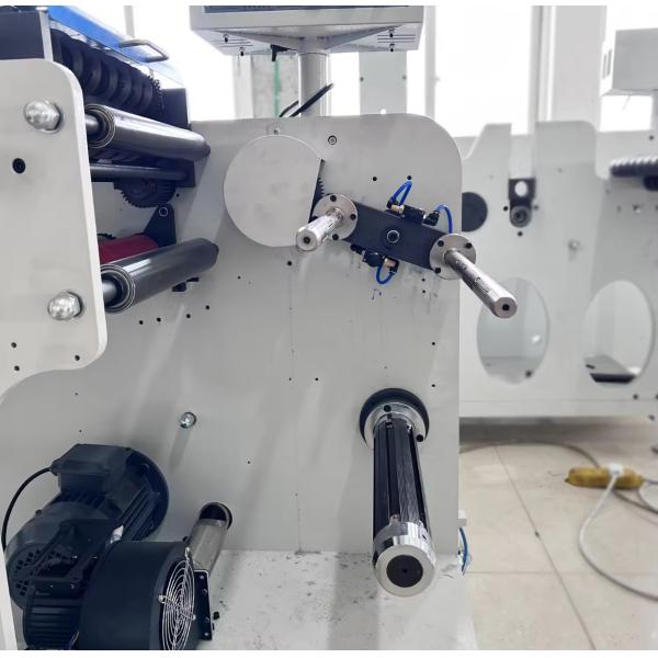 Automatic Turret Rewinder Slitter Machine for Blank Labels 350mm