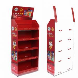 Best Corrugated Pop Up Cardboard Counter Display Merchandise Retail Pos Display Rack wholesale