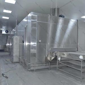 Best High Accuracy Quick Freezing Tunnel 1000kg/h Customized Dimension wholesale
