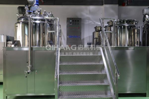Cheap PLC Cosmetic Manufacturing Machines Shower Gel Detergent Homogenizing Emulsifying Mixer for sale