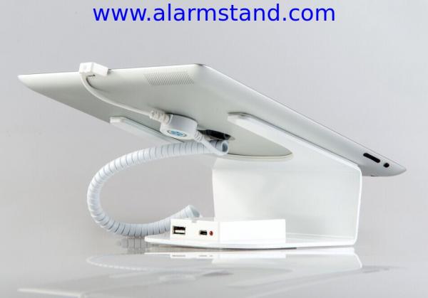 COMER Special hot sell security alarm cable locking alloy stand for 7" tablets retail stores