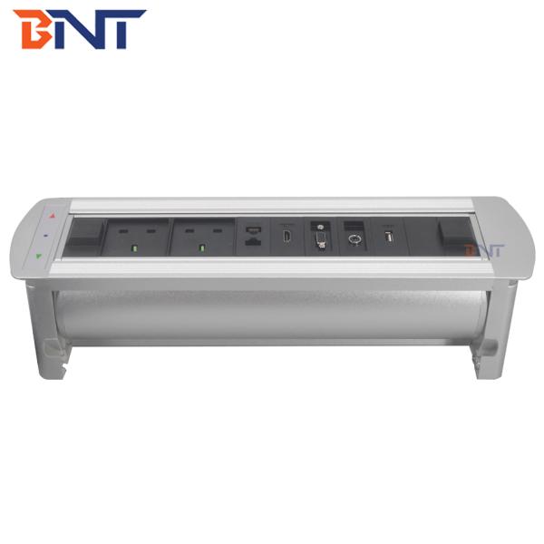 Multifunctional 180 degree overturn electrical flip up table mount socket outlet