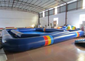 Attractive Inflatable Water Games Giant Outdoor Inflatable Pool 8 * 8 * 0.65m  0.9mm Pvc Tarpaulin