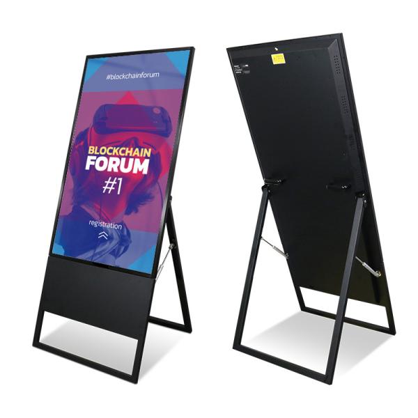 Cheap 55 inch  1000 nits window front LCD display android system with content management software for sale