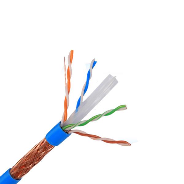 Cheap LSZH Jacket Cat6 Lan Cables SFTP Ethernet Network Wire 23awg 24awg for sale