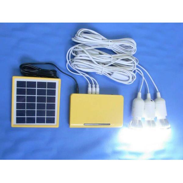 solar power system 3W solar system with lithium battery for solar home LED light