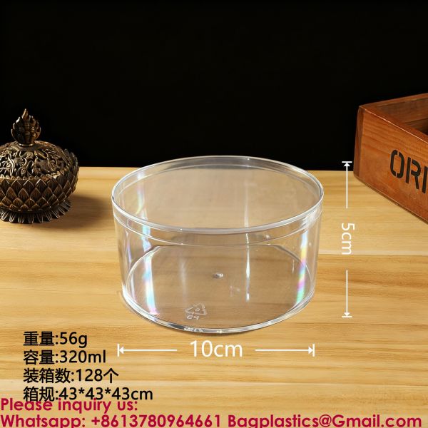 Clear Round Makeup Brush Holder & Pencil Cup, Versatile Cylinder Container Organizer For Desk, Cosmetics, Toothbrush, Crayons, Utensils, Office &