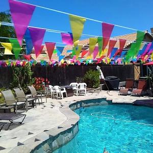 Custom Flags 68D/100D Polyester Custom Mini Triangle String Flags