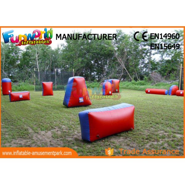 Durable Inflatable Paintball Games / Air Up Bunkers Customized