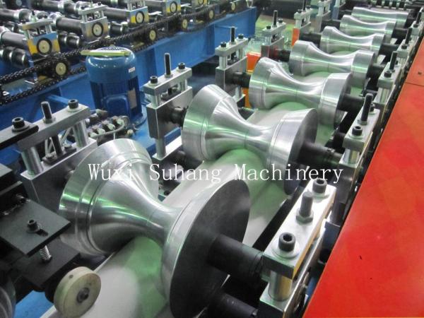 Cheap PLC Control Roof Ridge Cap Roll Forming Machine For Galvanized Steel Sheet for sale