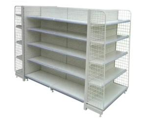 Best Sturdy Structure ODM Double Sided Display Shelf Epoxy Electrostatic Spray wholesale