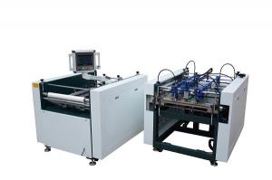 China Semi Automatic Case Making Machine / Four Side Folding Machine on sale