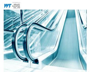 Streamline Handrail Design Parallel Escalator With Variable Frequency Control