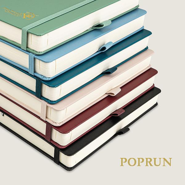 Monochrome Pages OEM ODM A5 2023 Planner Leatherette Paper Hardcover