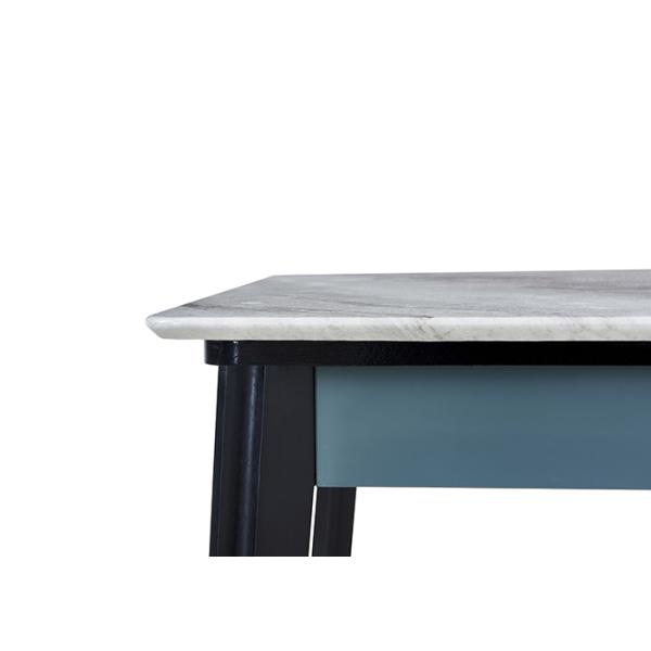 Fashion Simple Family Slate Dining Table , Marble Design Dining Table