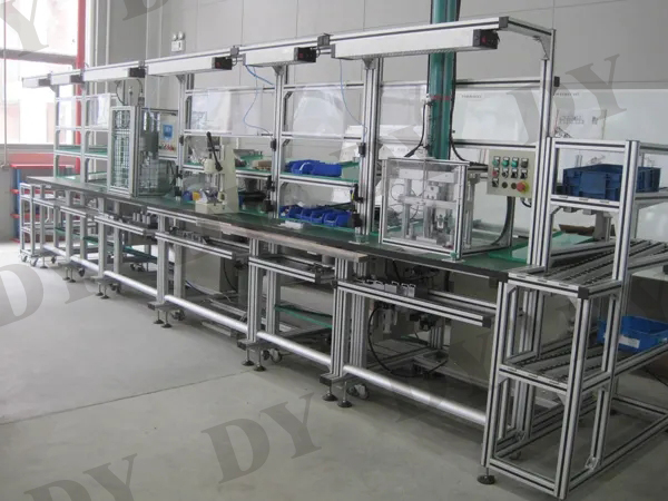 4040 Assembly Line Structural Aluminum Profiles Sandblasting