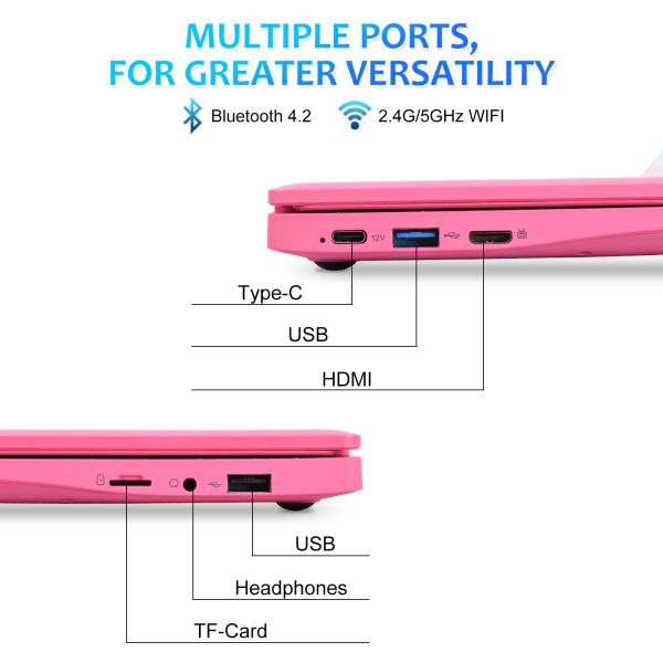 Portable Windows Laptop Computer 10.1 Inch IPS Screen Intel Celeron N4020 Laptop