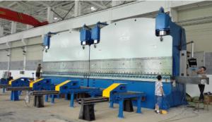 China Fast Cnc Hydraulic Press Brake Machine For Making Light Pole And High Mast on sale