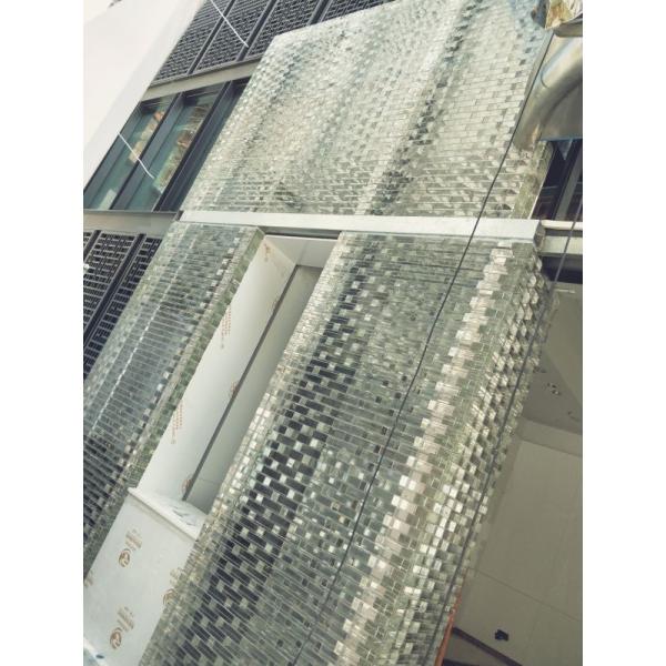 Decorative External Shopfront Tinted 4x4x4 Glass Block Bricks