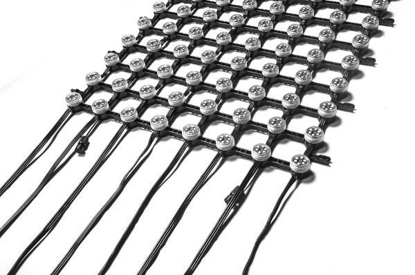 Cheap Ultra Light Flexible LED Display , Soft LED Curtain Display Modular Splicing Convenient for sale