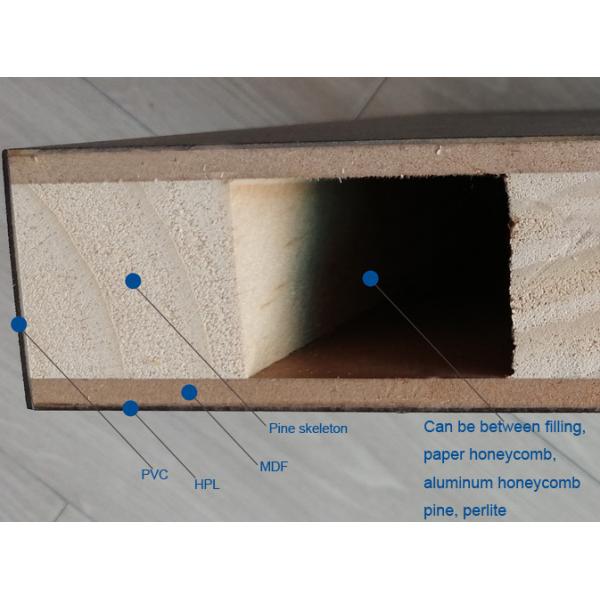 Fireproof Interior Glass Wood Door