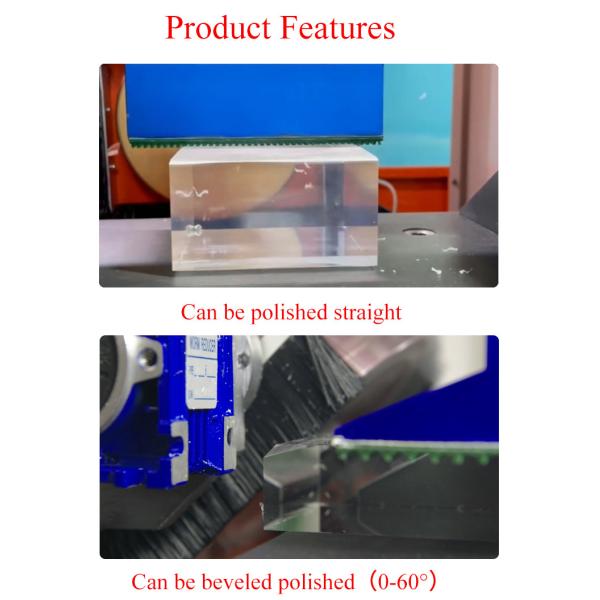 CE 380V Power 1350mm Processing Length PMMA Polisher Cutting Polishing Machine