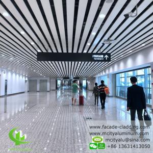 Best Aluminum ceiling tile strip ceiling for interior and exterior powder coated white fireproof wholesale