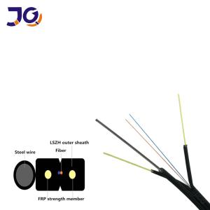 Best White LSZH Sheath G652D FTTH Fiber Optic Drop Cable wholesale