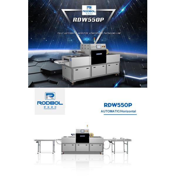 Automatic Horizontal Sealing Machine Meat Fish Vacuum Map 600kg Weight