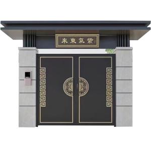 Upgrade Outdoor Living Space with Elegant Gates Design and Modern Entrance Door