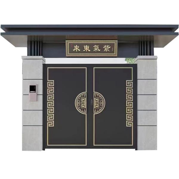 Cheap Modern Simplicity Design Custom Aluminum Fence with Sliding Open Style for sale