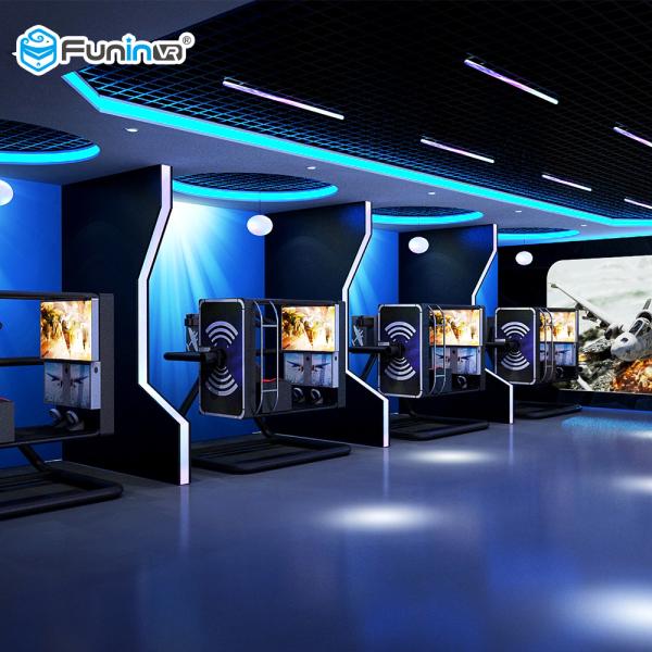 9D VR Cockpit Flight Simulator VR Theme Park / Virtual Reality Equipment