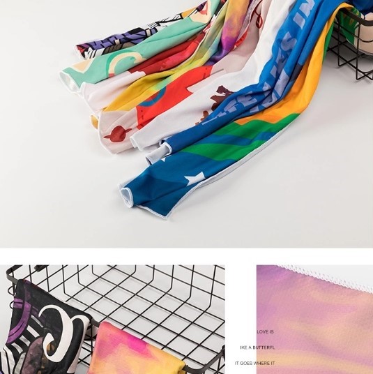 Double Sided Printing Fast Drying Microfiber Fitness Towel