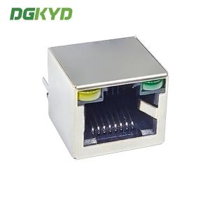 DGKYD52T1188AB1A1DY1 8P8C RJ45 Connector 180° Vertical Interface Without Light
