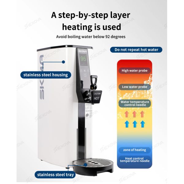 15L Capacity Large Mechanical Fast Boiling Hot Water Dispenser Machine For Kitchens