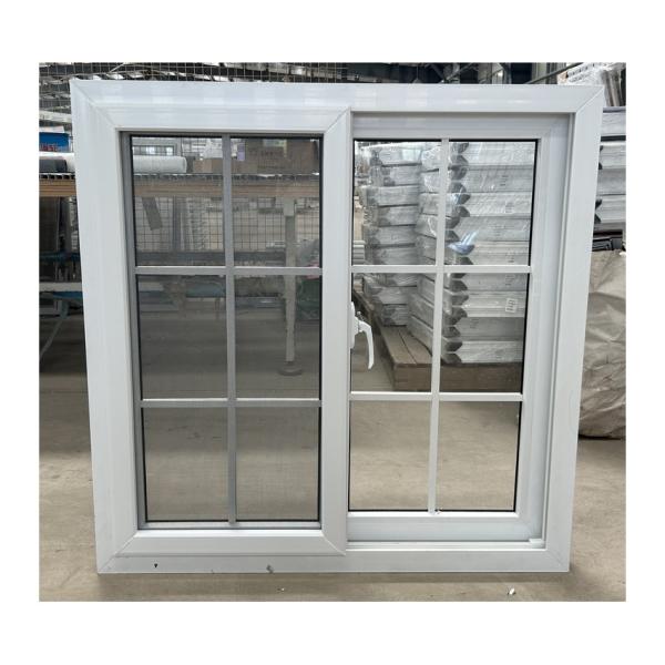 Custom Glass Windows Upvc Vinyl Single Double Glazed Sliding Pvc Windows With Grills