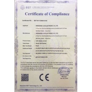 Shenzhen LCS Display Technology Company., Ltd Certifications