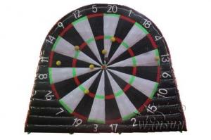 Best 0.9mm PVC Inflatable Sports Games / Football Dartboard Customized Size Accepted wholesale