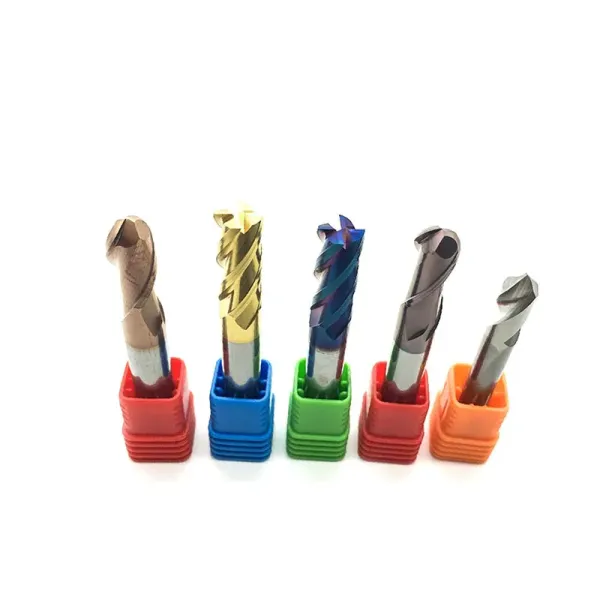 2mm 55HRC 2 Flute Solid Carbide Endmills for Stainless Steel