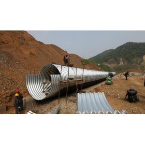 Best Panel CE Culvert Pipe Making Machine , Wall Sheet Steel Silo Corrugated Roll Forming Machine wholesale