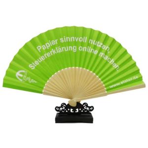 Best Chinese Personalized Paper Bamboo Hand Fan Custom Printed Folding Logo wholesale