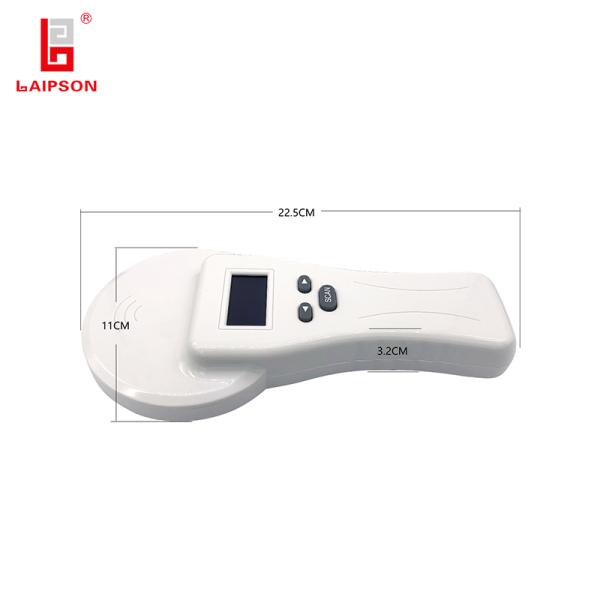 RFID Tag Reader Handheld Wireless USB Device Supporting 1342Khz Frequency Tags for Livestock Ear Tag Identification